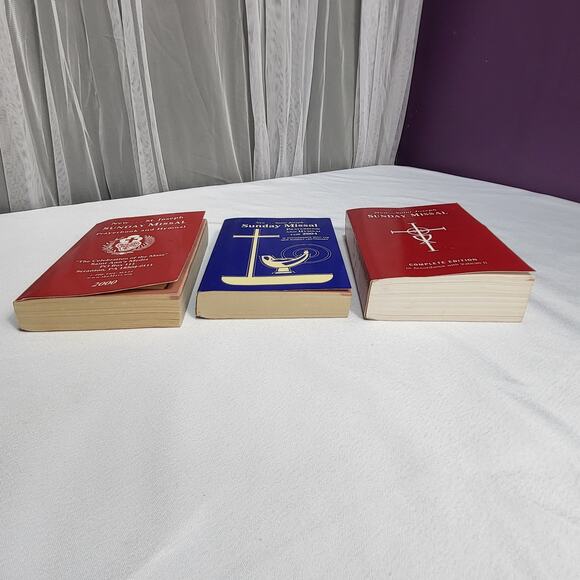 Set of 3 St Joseph Sunday Missal & Prayerbook 2000-04 Paperbacks Catholic Church - Picture 3 of 16